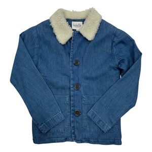 ATELIER BARN - VIGO DENIM JACKET - COTTON & ANGORA - MADE IN FRANCE